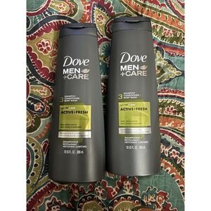 Dove Men's Care Active Fresh! New! Lot of Two
